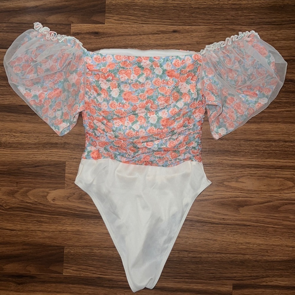 FLORAL bodysuit